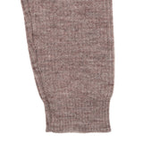 Merino Classic Rib Leggings W. Drawstrings - Natural Melange