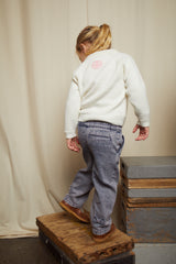 Organic Chinos W. Bow - Lavender Dyed