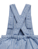 Linen Blend Overall - Waves Stripe