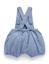 Linen Blend Overall - Waves Stripe