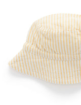 Linen Blend Hat - Bamboo Stripe