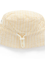 Linen Blend Hat - Bamboo Stripe