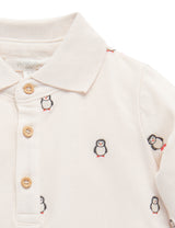 Embroidered Polo - Penguin Broderie