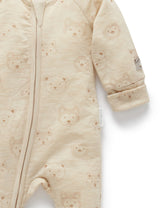 Printed Merino Growsuit - Arctic Friends Print