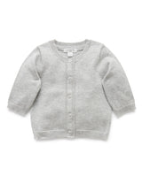 Purebaby Basic Cardigan - Grey