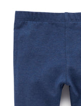 Purebaby Basic Legging - Navy Melange