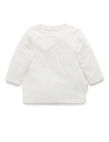 Purebaby Basic Long Sleeve Tee - Custard