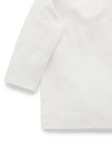 Purebaby Basic Long Sleeve Tee - Custard