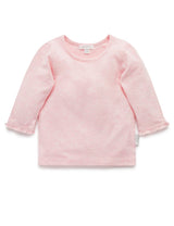 Purebaby Basic Tee - Blossom Melange