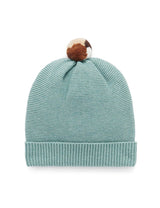 Purebaby Cosy Knit Beanie - Sage Melange