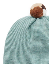 Purebaby Cosy Knit Beanie - Sage Melange