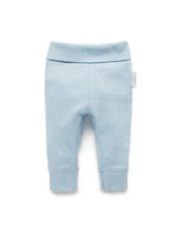 Purebaby Everyday Leggings - Soft Blue Melange
