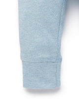 Purebaby Everyday Leggings - Soft Blue Melange
