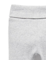 Purebaby Everyday Leggings - Pale Grey Melange