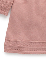 Purebaby Folk Dress - Crab Apple Melange