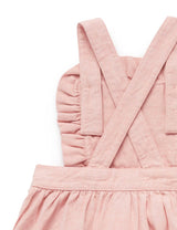 Purebaby Folk Pinnie - Wild Rose Melange