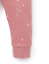 Purebaby Henley PJ Set - Crab Apple Starry Night Print