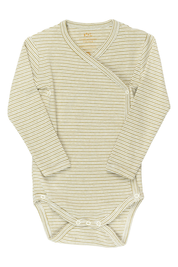 Baby Striped Wrap Body Long Sleeve - Stripe
