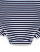 Purebaby L/Slv One Piece Rashie - French Stripe Print