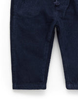 Purebaby Lined Corduroy Pants - Winter Navy