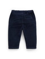 Purebaby Lined Corduroy Pants - Winter Navy