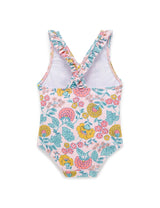 Purebaby One Piece - Sweet Marigold Print