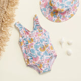 Purebaby One Piece - Sweet Marigold Print