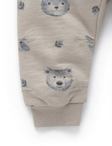 Slouchy Track Pants - Forest Print