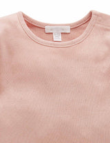 Pointelle Rib Layering Top - Peach