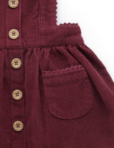 Corduroy Pinnie - Huckleberry