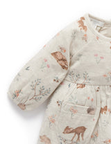 Forest Dress Bodysuit - Woodland print