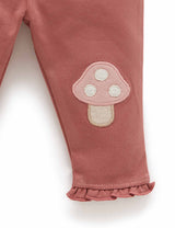 Mushroom Leggings - Prune