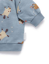 Slouchy Windcheater - Busy Print