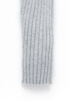 Rib Knit Leggings - Grey Melange