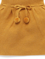 Purebaby Knitted Pinafore - Golden Melange