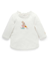 Purebaby Planting Bunny Tee med Ruffle Leggings