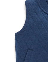 Purebaby Quilted Vest - Captain Melange
