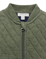 Purebaby Quilted Vest - Kale Melange