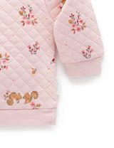 Purebaby Quilted Wind Cheater - Acorn Gathering Print