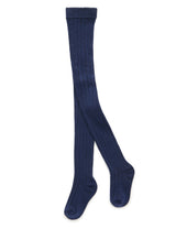 Purebaby Rib Tights - Navy