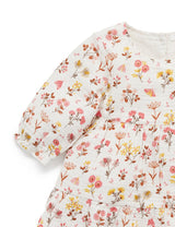 Purebaby Ruffle Dress - Winter Flower Print