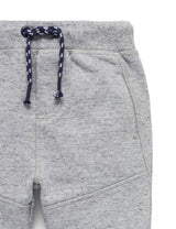 Purebaby Slouchy Track Pants - Grey Melange Fleck