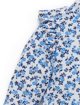 Purebaby L/Slv Sunsuit Rashie - Forget Me Not Print