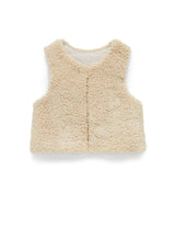 Purebaby Cosy Reversible Vest - Camel