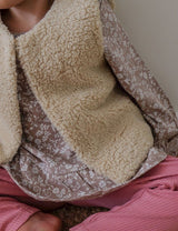 Purebaby Cosy Reversible Vest - Camel