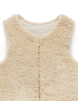 Purebaby Cosy Reversible Vest - Camel