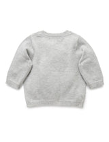 Purebaby Basic Cardigan - Grey