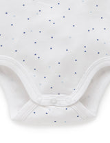 Purebaby 2 Pack Single Bodysuit - Blue