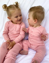 Purebaby Rib Leggings - Dusty Rose