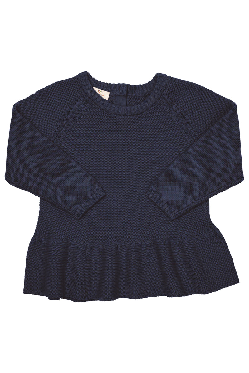 Knitted Pullover W. Frill